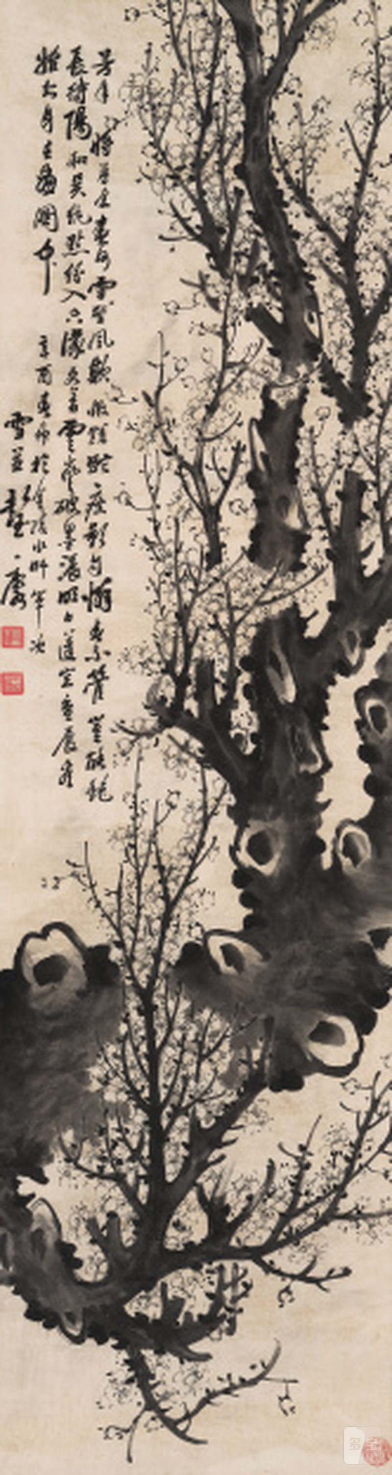 彭玉麟（1816-1890） 梅花轴
